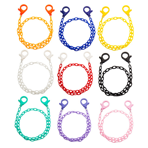 9PC Convenient Safety Mask Holder Around The Neck, Mask Lanyard with Clips Eyeglass Neck Chain, Anti-Lost Mask Leash.